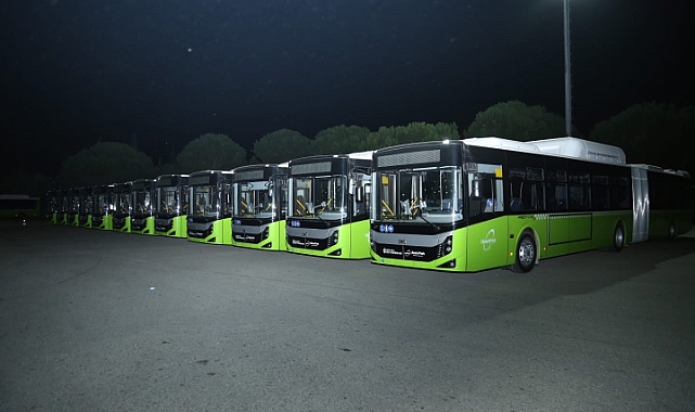 210 Otobüsten kalan son 20 Körüklü araç teslim edildi