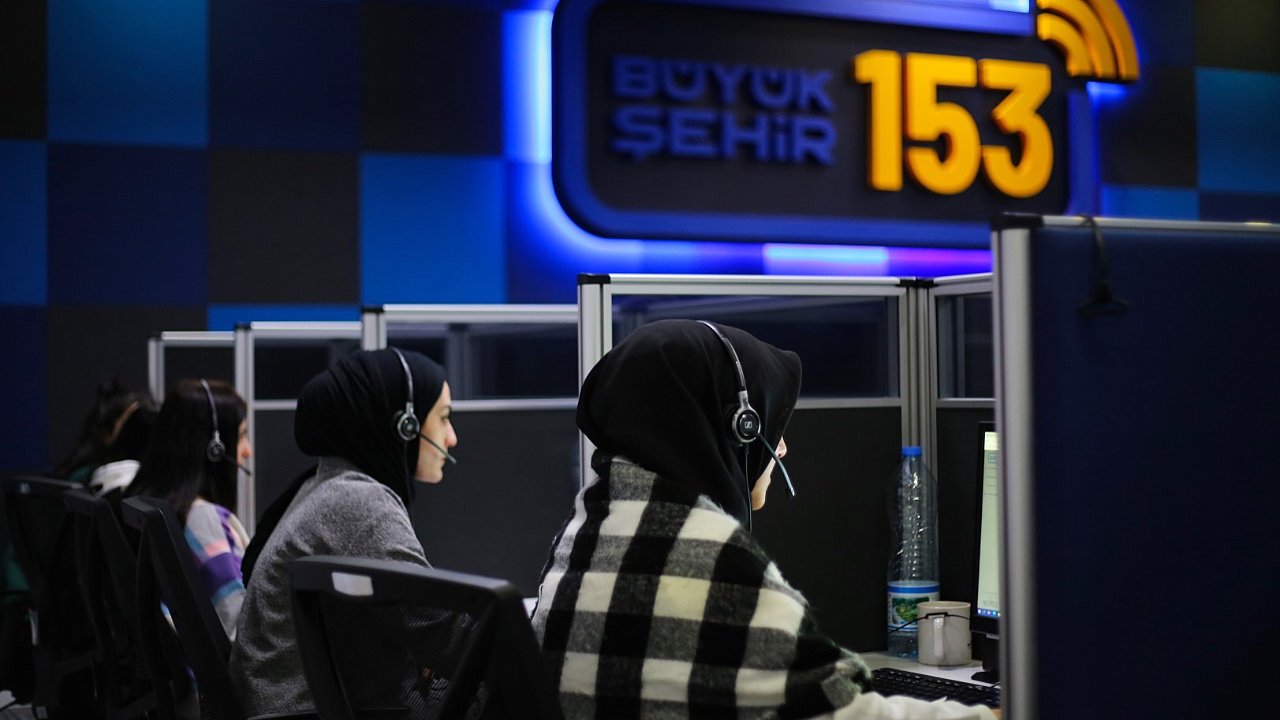 Alo 153'den 1 milyon 205 bin kişiye hizmet