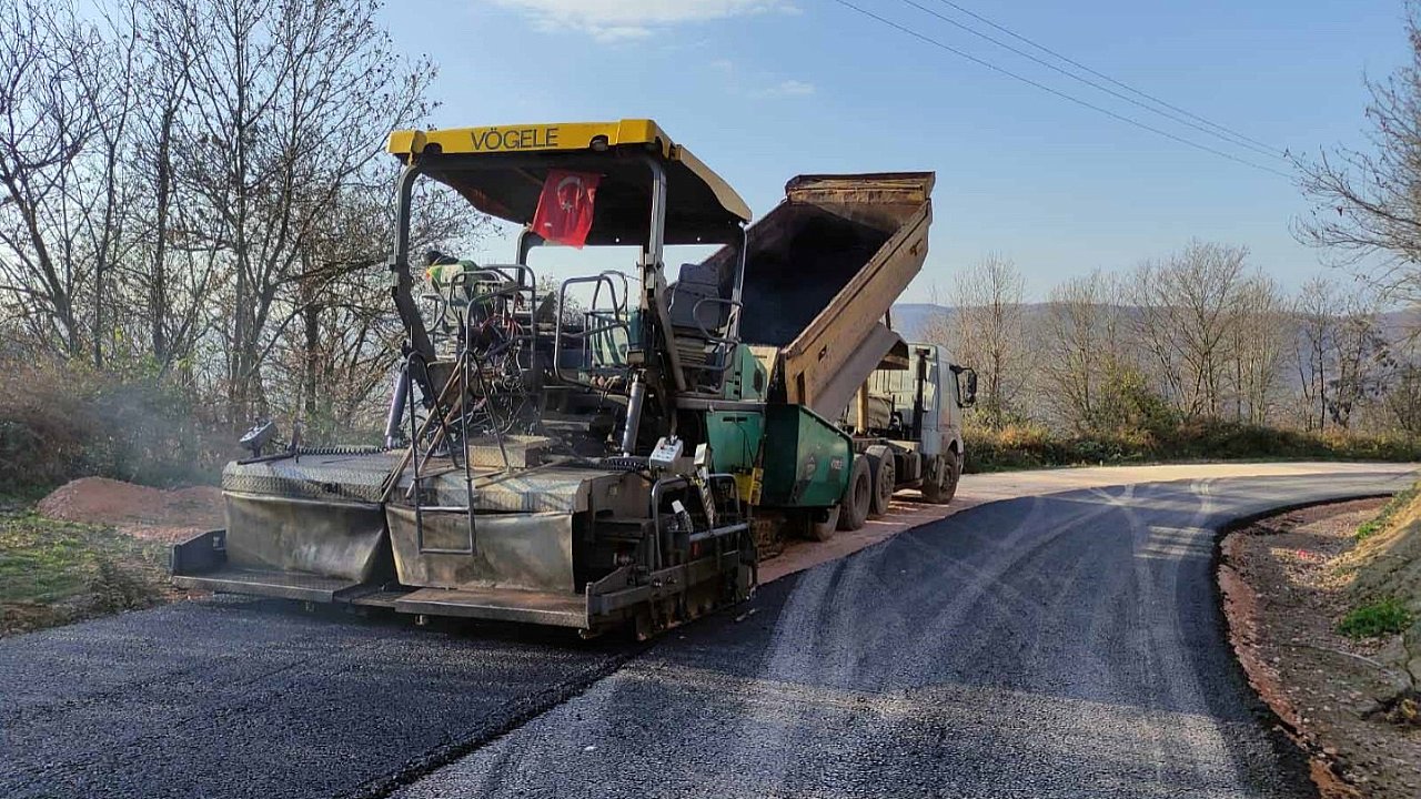 Gölcük Hamidiye-Şevketiye grup köy yolu asfaltlandı