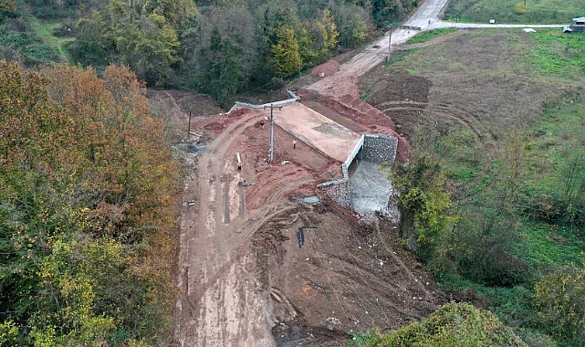Başiskele Kahramanlar Caddesi'ne menfez