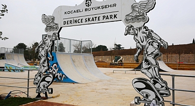 Artık Derinceli gençlerin de skate parkı var