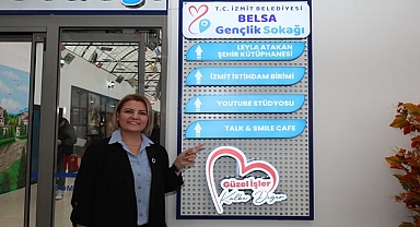 Başkan Hürriyet gençlere Belsa Gençlik Sokağını tanıttı