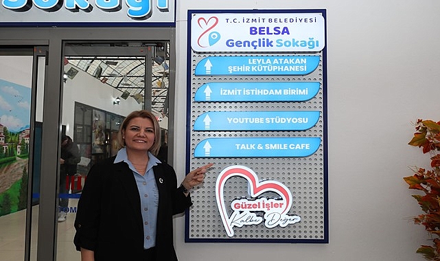 Başkan Hürriyet gençlere Belsa Gençlik Sokağını tanıttı