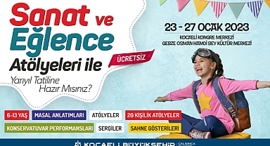Büyükşehir'den yarıyıl tatilinde sanat ve eğlence atölyeleri