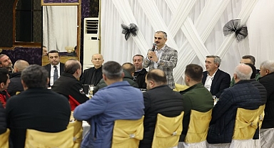 Çiftçi, esnaflarla buluştu