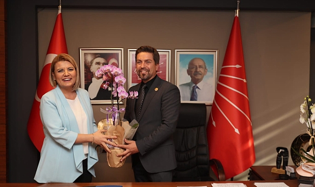 Hürriyet'ten CHP İl Başkanı Sarı'ya hayırlı olsun ziyareti