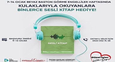 İzmit Belediyesi, Görme Engelli vatandaşlara binlerce sesli kitap hediye edecek