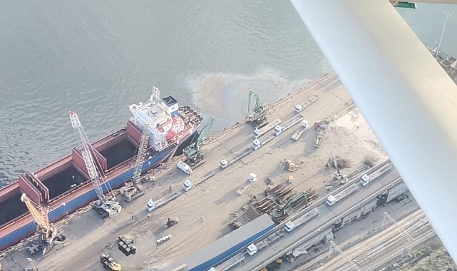 İzmit Körfezi'ni kirleten gemiye 12,5 milyon ceza