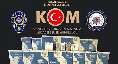 Kocaeli'de 740 bin makaron ele geçirildi