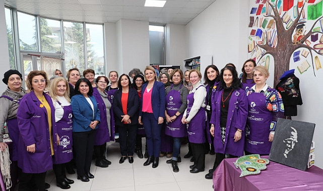 Selvi Kılıçdaroğlu, İZGİM’de üretici kadınlarla buluştu