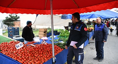 Zabıtadan pazar denetimi