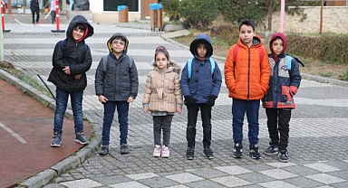 Balyanoz'daki küçük misafirlerimiz okula başladı