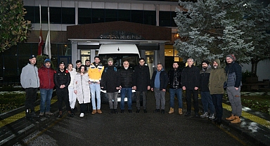 Çayırova’dan Hatay’a sağlık ekibi, iş makinesi ve yaşam konteyneri