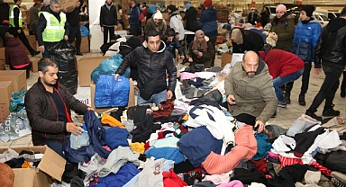 Kocaeli deprem bölgesi için tek yürek oldu