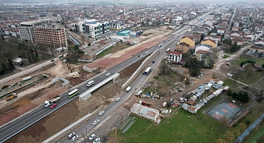 Alikahya Stadyum yolu süratle devam ediyor
