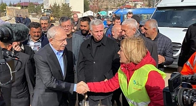 Başkan Hürriyet, Cumhurbaşkanı Adayı Kemal Kılıçdaroğlu ile deprem bölgesinde buluştu
