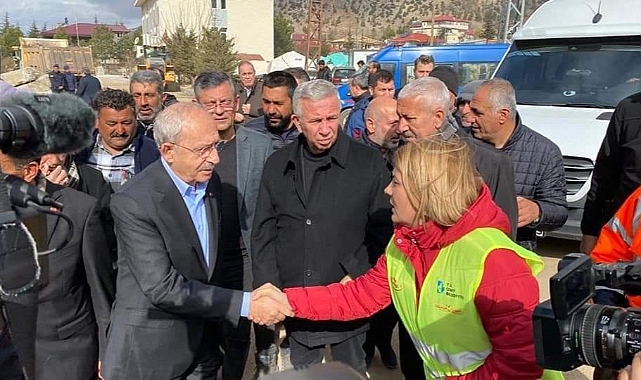 Başkan Hürriyet, Cumhurbaşkanı Adayı Kemal Kılıçdaroğlu ile deprem bölgesinde buluştu