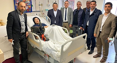 Başkan Şayir’den Aleyna Ölmez’e ziyaret