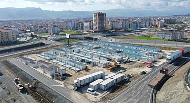 Büyükşehir Defne Konteyner Kenti'nde 1.200 depremzede barınacak