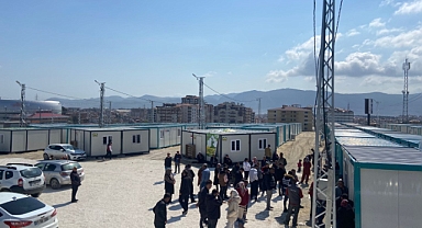 Büyükşehir'in Defne'deki Konteyner Kentine vatandaşlar taşınmaya başladı