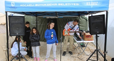 Çadır kentte çocuklar için özel etkinlikler