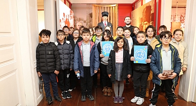 Çanakkale Zaferi’nin 108’inci yılında, çocuklar Atatürk ve Milli Mücadele Anı Evi’nde bir araya geldi