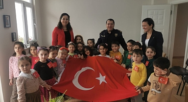 Darıca İlçe Emniyet Müdürü'nden anaokula ziyaret