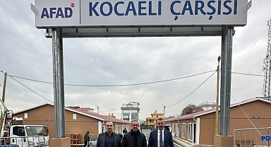 Depremin yaralarını sarmak için önemli bir adım; Kocaeli Çarşısı