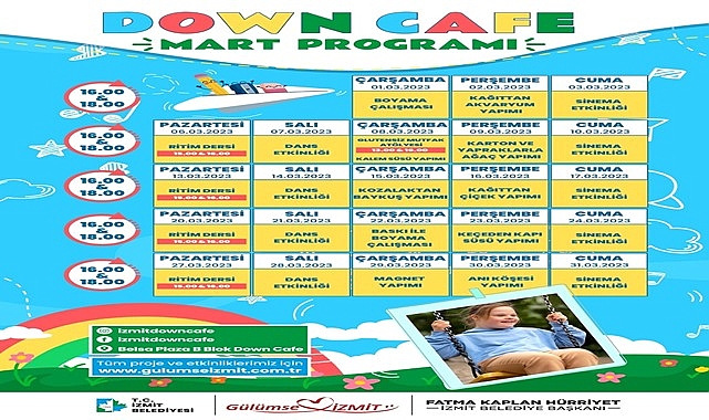 Down Kafe etkinlikleri Mart ayında da devam edecek