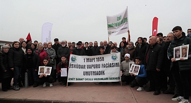İzmit Belediyesi 1 Mart Üsküdar Vapuru Faciasında hayatını kaybedenleri andı