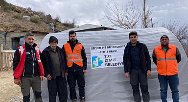 İzmit Belediyesi, çadır ihtiyacı olan köyleri unutmuyor
