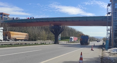 Ormanya yaya üstgeçidinde sona doğru