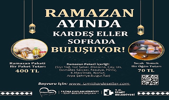 Ramazan ayında kardeş eller sofrada buluşuyor!