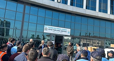 Ramazan Erzak Konvoyunu Başkan Büyükgöz Uğurladı