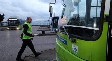 Büyükşehir'den minibüsçülere sıcak iftarlık