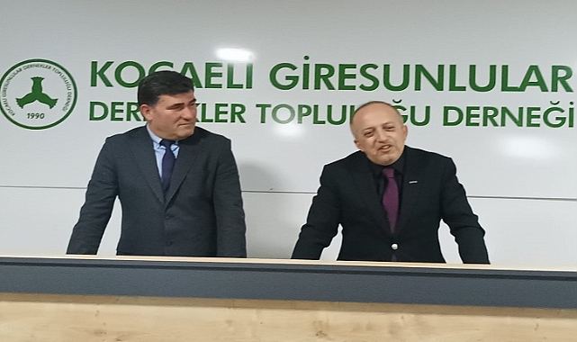 Prof. Dr. Kesemenli, Kocaeli Giresunlular Dernekler Topluluğunu ziyaret etti