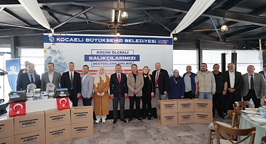 303 balıkçıya Büyükşehir'den 1,5 milyon TL destek