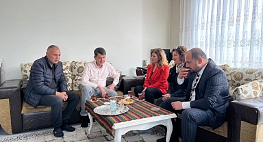 Serap Çakır acılı aileyi ziyaret etti