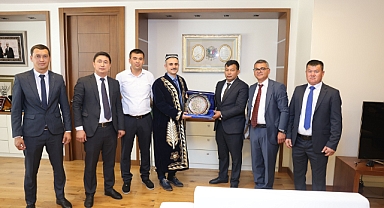 Başkan Çiftçi, Özbek heyeti ağırladı