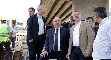 Büyükakın, Osmangazi köprüsünde inceleme yaptı