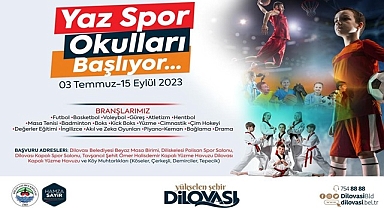 Dilovası Yaz Spor Okulları kayıtları başladı