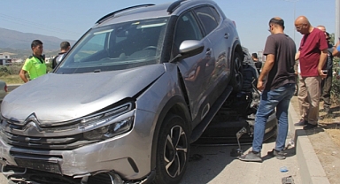 Hatay'da 7 aracın karıştığı zincirleme trafik kazasında bir kişi yaralandı