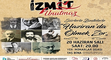 İzmit Belediyesi usta şairleri şiirleriyle anacak