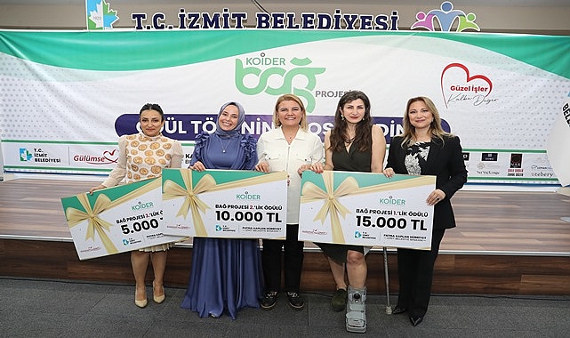 KOİDER Bağ Projesi’nde en başarılı 3 proje sahibi ödüllendirildi