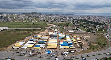 Kurban pazarı esnafı belediye hizmetlerinden memnun