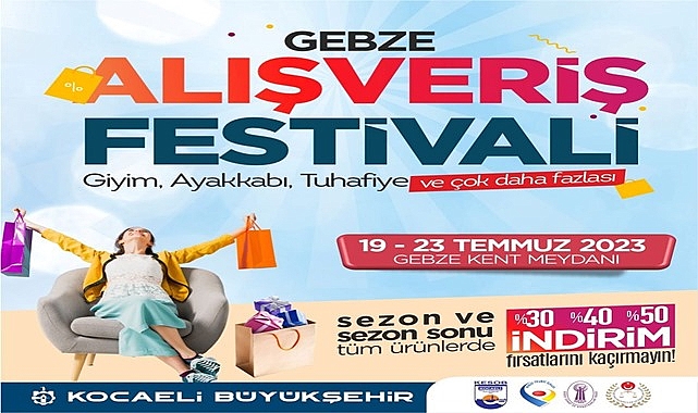 Gebze, Alışveriş Festivaliyle şenlenecek