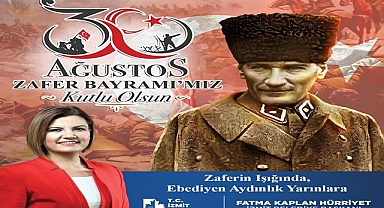 Başkan Hürriyet’ten 30 Ağustos Zafer Bayramı Mesajı