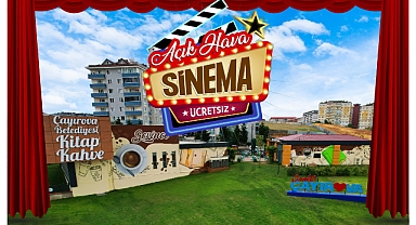 Çayırova’da açık hava sinema keyfi