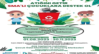 İzmit Belediyesi geri dönüşüm kampanyası ile SMA’lı çocuklara umut olacak