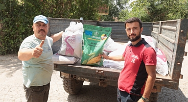 Selden tarlaları zarar gören çiftçilere destek